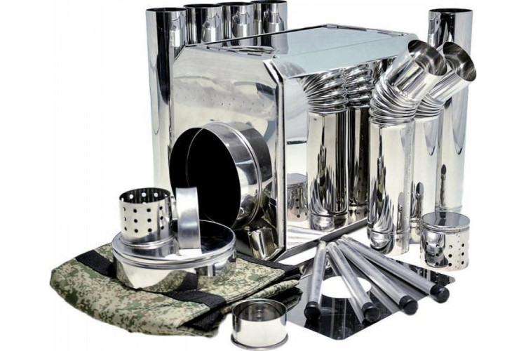 Печь пошехонка Турист 15 л с 3D экранами сталь 0,8мм в Челябинске