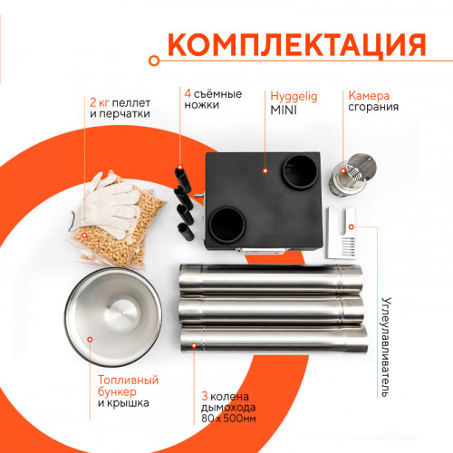 Походная печь Hyggelig MINI в Челябинске