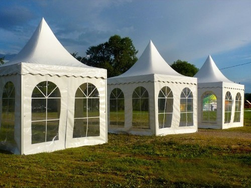 Шатер Пагода Giza Garden 5 х 5 м белый HQ в Челябинске