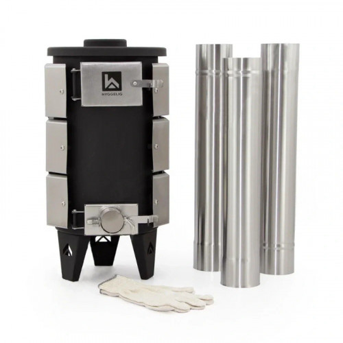 Мультитопливная походная печь Hyggelig LONGHEAT длительного горения в Челябинске