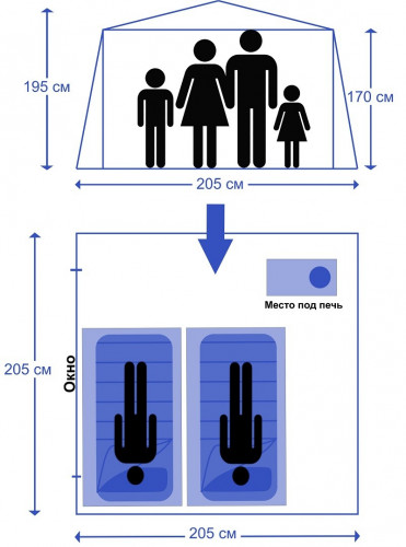 Мобильная баня-палатка МОРЖ в Челябинске