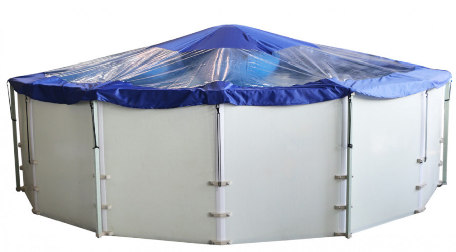 Тент для бассейна с надувной подушкой "Фиеста" в Челябинске