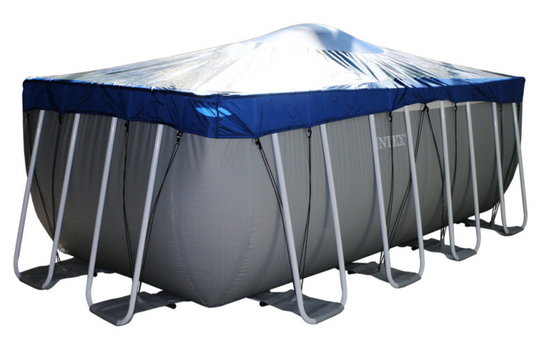 Тент для прямоугольного бассейна Intex/Bestway с надувной подушкой "Фиеста" в Челябинске