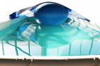 Тент для прямоугольного бассейна Intex/Bestway с надувной подушкой "Фиеста" в Челябинске