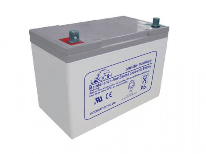 Аккумулятор Leoch DJM1290H (12 В, 90 Ач) в Челябинске