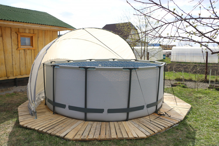 Купол-тент для бассейнов "Фиеста" КОМБИ в Челябинске