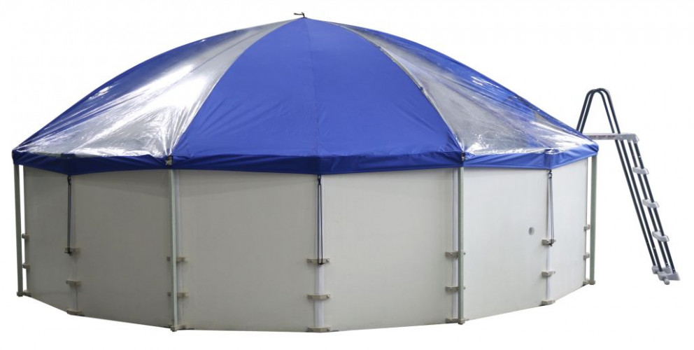 Подъемный тент-навес для бассейна "Фиеста" в Челябинске