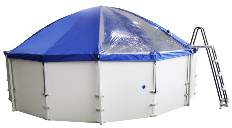 Подъемный тент-навес для бассейна "Фиеста" в Челябинске