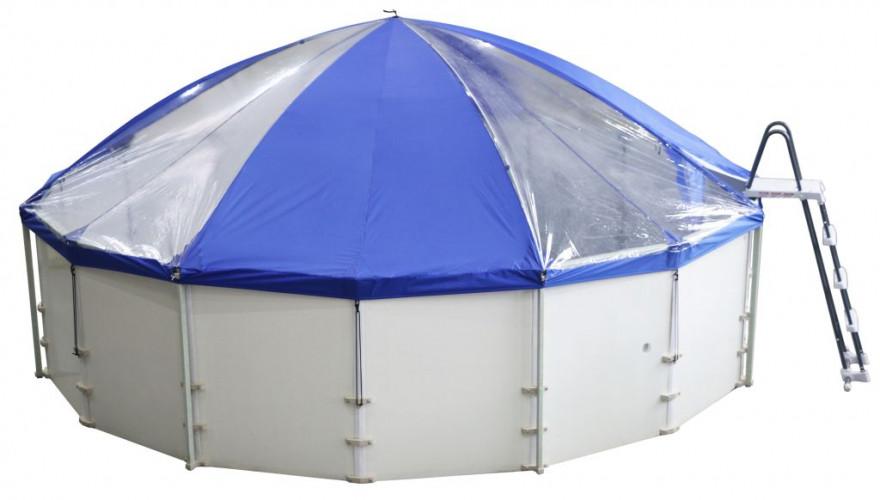 Подъемный тент-навес для бассейна "Фиеста" в Челябинске