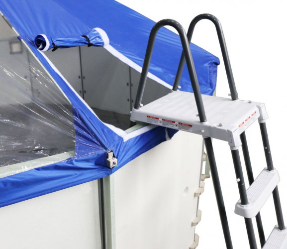 Подъемный тент-навес для бассейна "Фиеста" в Челябинске