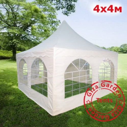 Шатер Пагода Giza Garden 4 х 4 м белый в Челябинске
