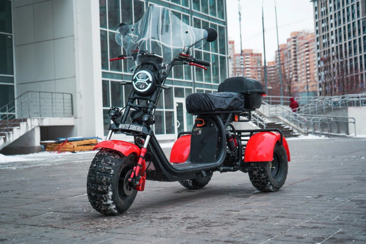 Электроскутер White Siberia PRO TRIKE 3000W в Челябинске