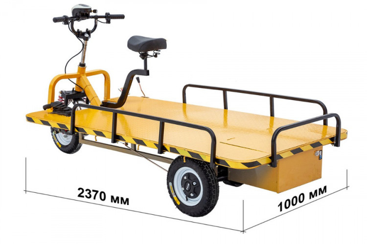 Грузовая электрическая тележка RuTrike ТАКСА ВАЙД в Челябинске