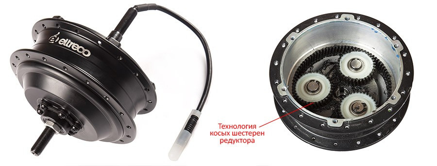 Мотор-колесо Eltreco 36V 500W LCD 27,5" АКБ  36V 10А/ч 1 в Челябинске