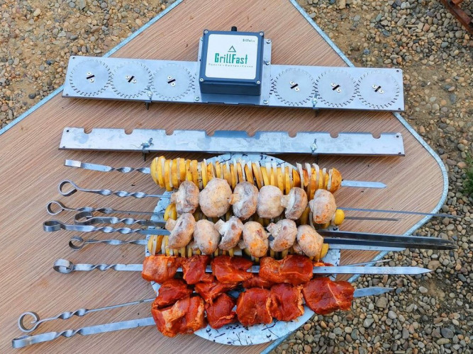 Электрический вертел для мангала в Челябинске