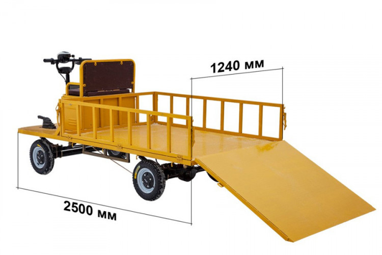 Грузовая электрическая тележка RuTrike ПЕРОН ТРАП в Челябинске