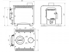 Печь длительного горения Grill’D Patriot 200 Печь длительного горения Grill’D Patriot 200