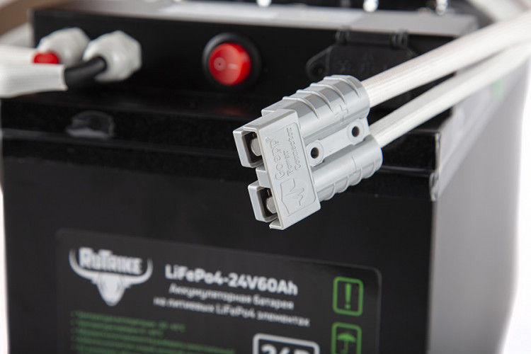 Тяговый железо-фосфатный аккумулятор RuTrike LiFePO4 60V48Ah (60А) в Челябинске