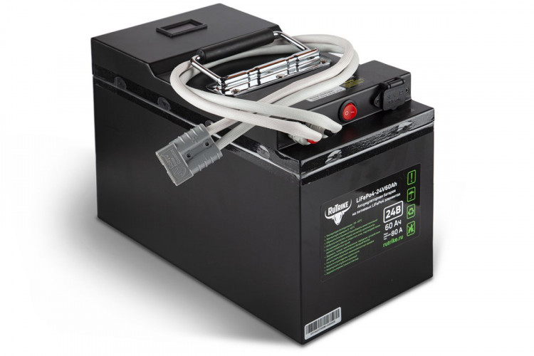 Тяговый железо-фосфатный аккумулятор RuTrike LiFePO4 60V48Ah (60А) в Челябинске