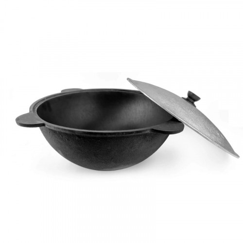 Казан чугунный 10 литров круглое дно Узбекистан в Челябинске