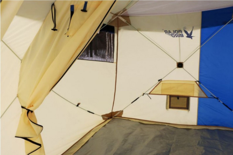 Шатер-тент Polar Bird 4SK Long + Тент-навес в Челябинске