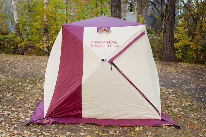 Зимняя палатка для рыбалки Куб Снегирь 3T Long в Челябинске
