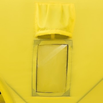 Палатка для рыбалки Helios Куб 1,5х1,5 желто/серый в Челябинске