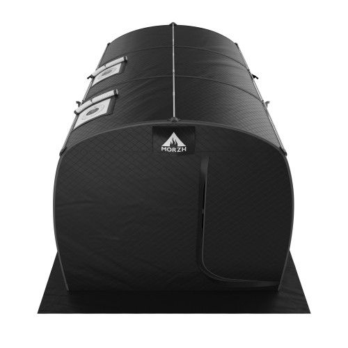 Мобильная баня-палатка МОРЖ Max (Черный) в Челябинске