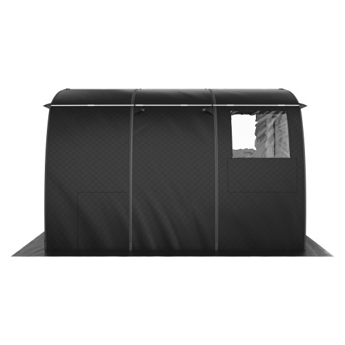 Мобильная баня-палатка МОРЖ Max (Черный) в Челябинске