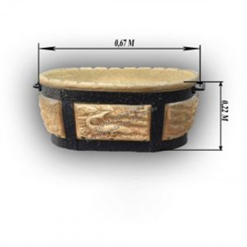 Керамический угольный мангал в Челябинске