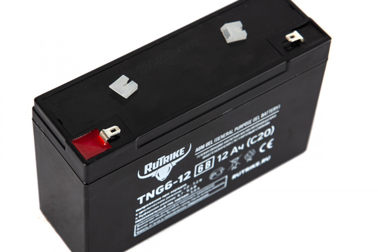 Тяговый гелевый аккумулятор RuTrike TNG 6-12 (6V12A/H C20) в Челябинске