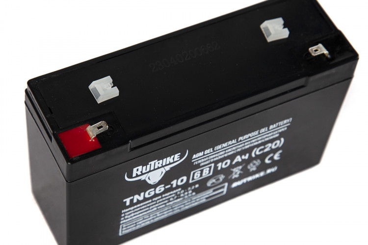 Тяговый гелевый аккумулятор RuTrike TNG 6-10 (6V10A/H C20) в Челябинске