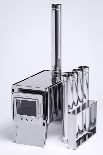 Печь-камин Инвент большая в Челябинске