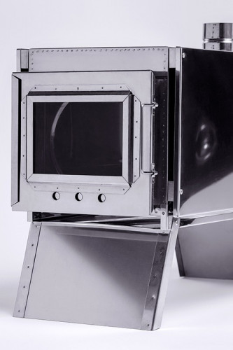 Печь-камин Инвент большая в Челябинске