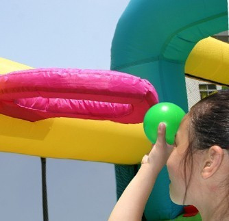 Надувной батут Happy Hop Жираф (9139) в Челябинске