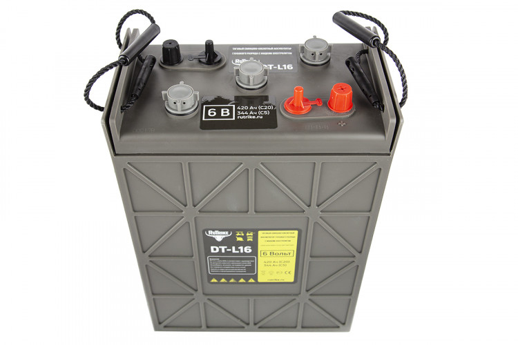 Тяговый аккумулятор RuTrike WET DTL16 (L16H-AC) 6V275A/H C3 в Челябинске