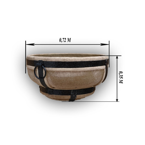 Очаг для костра большой Подсолнух в Челябинске