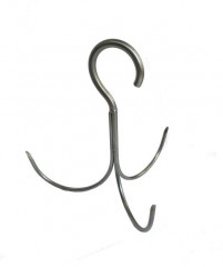 Крюк тройной для приготовления кусков мяса Крюк тройной для приготовления кусков мяса