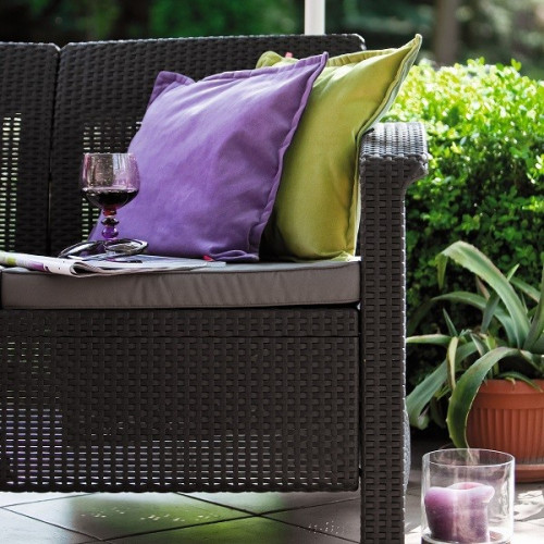 Диван садовый Keter Corfu II Love Seat Max в Челябинске