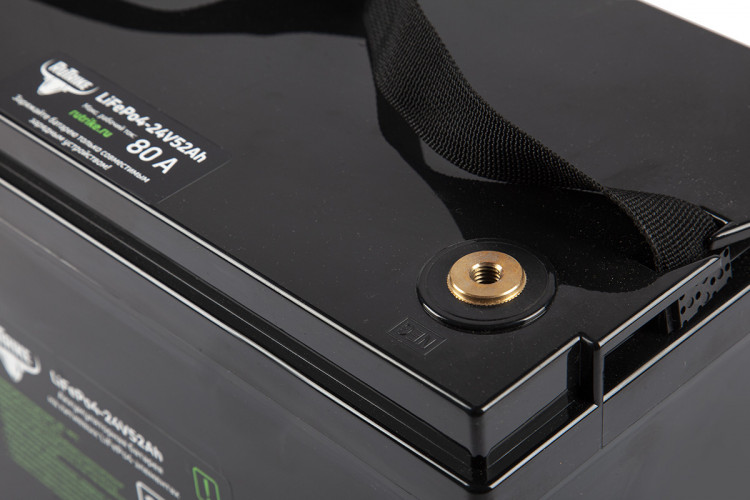 Тяговый железо-фосфатный аккумулятор RuTrike LiFePO4 24V52Ah (80A) в Челябинске