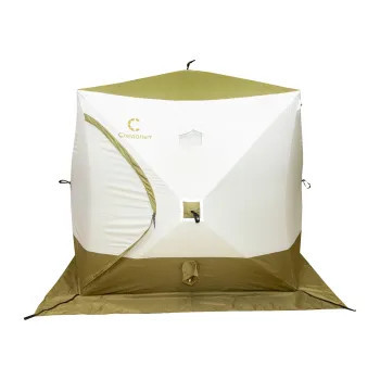 Палатка зимняя куб СЛЕДОПЫТ Premium 2.1x2.1 в Челябинске