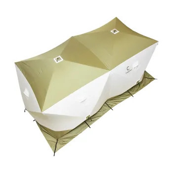 Палатка зимняя куб СЛЕДОПЫТ Premium Дубль в Челябинске