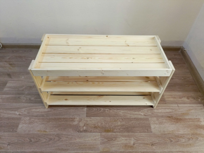 Полка для обуви деревянная в Челябинске