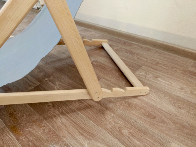 Кресло-шезлонг деревянное складное в Челябинске