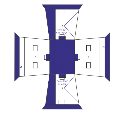 Зимняя палатка Polar Bird 4T Long компакт в Челябинске