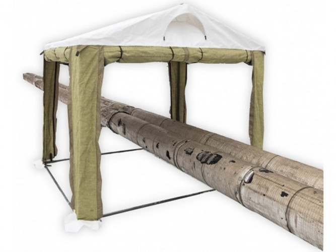 Палатка сварщика 2,0 X 2,0 ПВХ/брезент в Челябинске