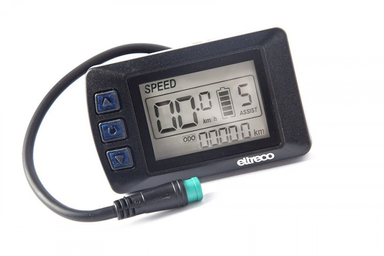 Мотор-колесо Eltreco 48V 350W LCD 26" передний АКБ HL 48V 10А/ч в Челябинске