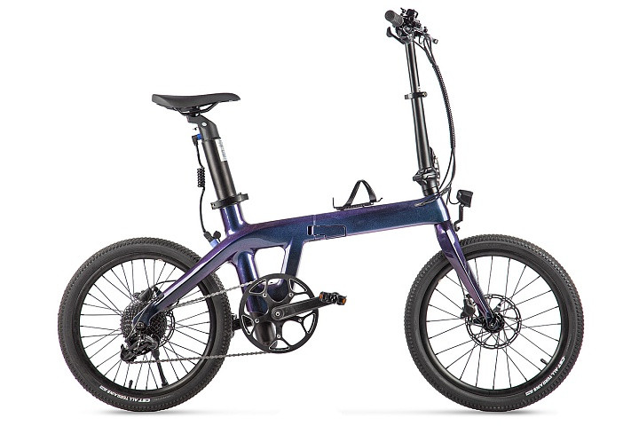 Электровелосипед складной Carbon 20" Sporto в Челябинске