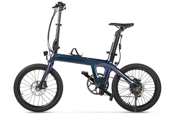 Электровелосипед складной Carbon 20" Sporto в Челябинске