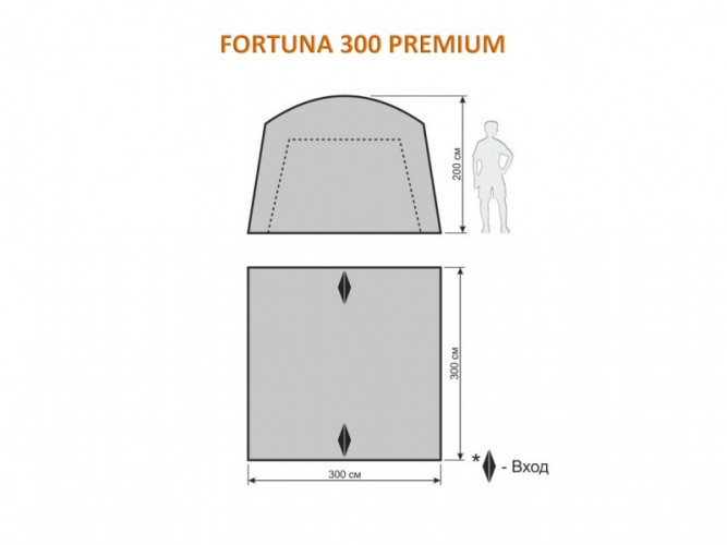 Шатер-тент World of Maverick FORTUNA 300 Premium в Челябинске
